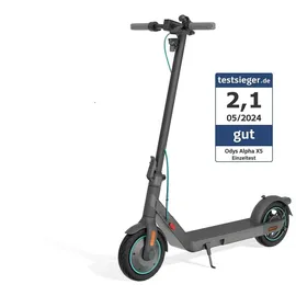 Odys Alpha X5 E-Scooter (10 Zoll, Schwarz)