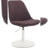 CLP Esszimmerstuhl Maverick Polyester braun/weiß