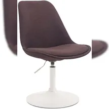 CLP Esszimmerstuhl Maverick Polyester braun/weiß
