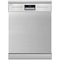 Exquisit GSP9614-030B Geschirrspüler (freistehend, 600 mm breit, Inox)
