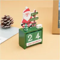 Weihnachtsdekorationen, Adventskalender, Spielzeug, Geschenke, Weihnachtsmann aus Holz, Bürodekorationen