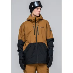 Skijacke BULA "Liftie", Herren, Gr. L, braun, 100% Polyester, unifarben, Jacken, mit wasserdichter Funktion