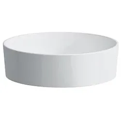 LAUFEN Waschtisch-Schale Kartell 8123314001121 42x42x13,5cm, weiß LCC, ohne Überl., Saphirkeramik