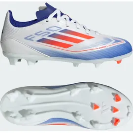 adidas F50 League AG/MG/Kinder Cloud White/Solar Red/Lucid Blue 37 1/3