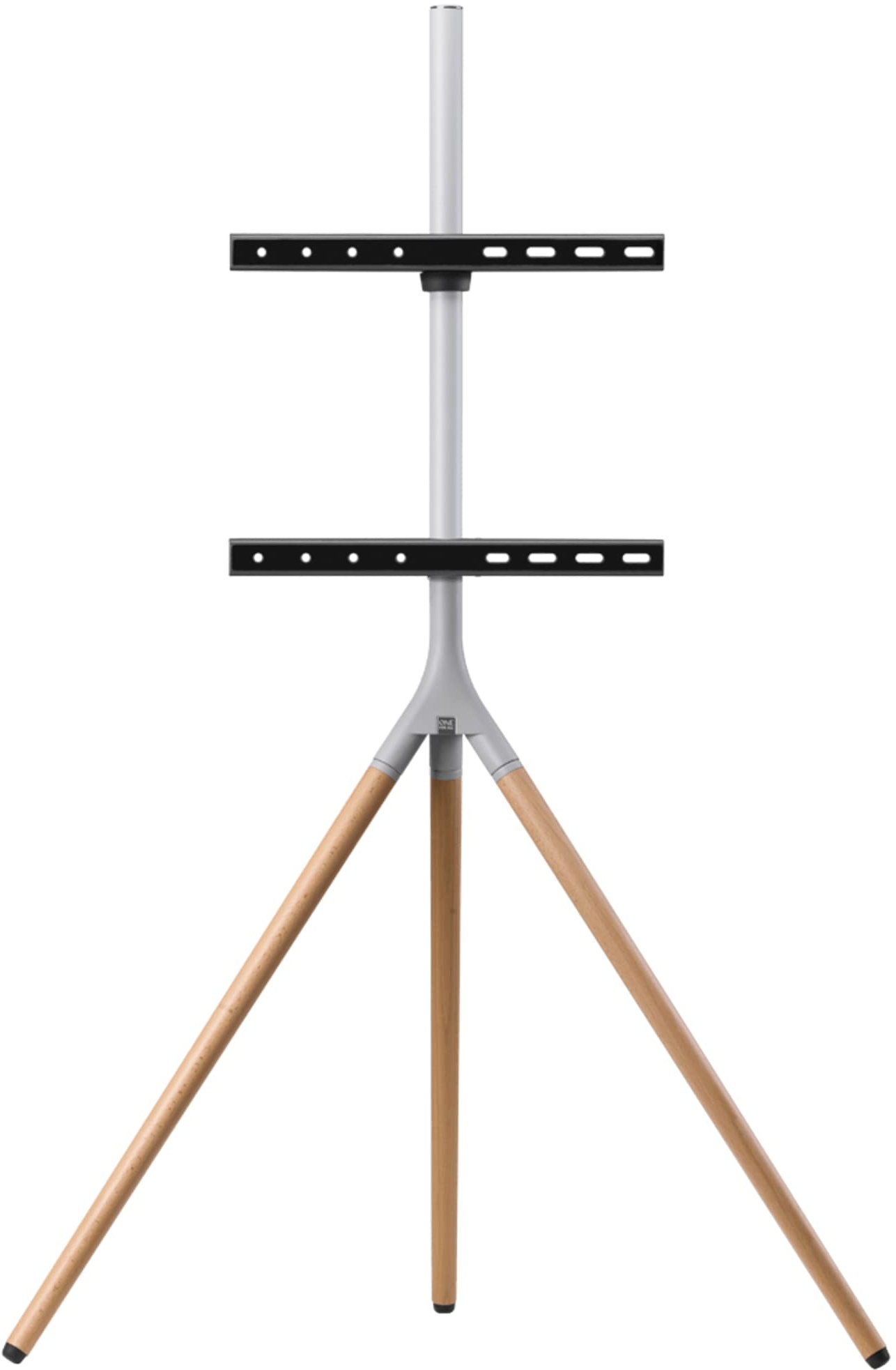 One For All Universelles Tripod TV-Stativ - Bildschirmgrößen 32-65'' - LCD/LED/Plasma/OLED/QLED-TV-Geräte/schwenkbar um 360° - Höhenverstellbar - VESA 400x400 - elegantes Design - WM7472