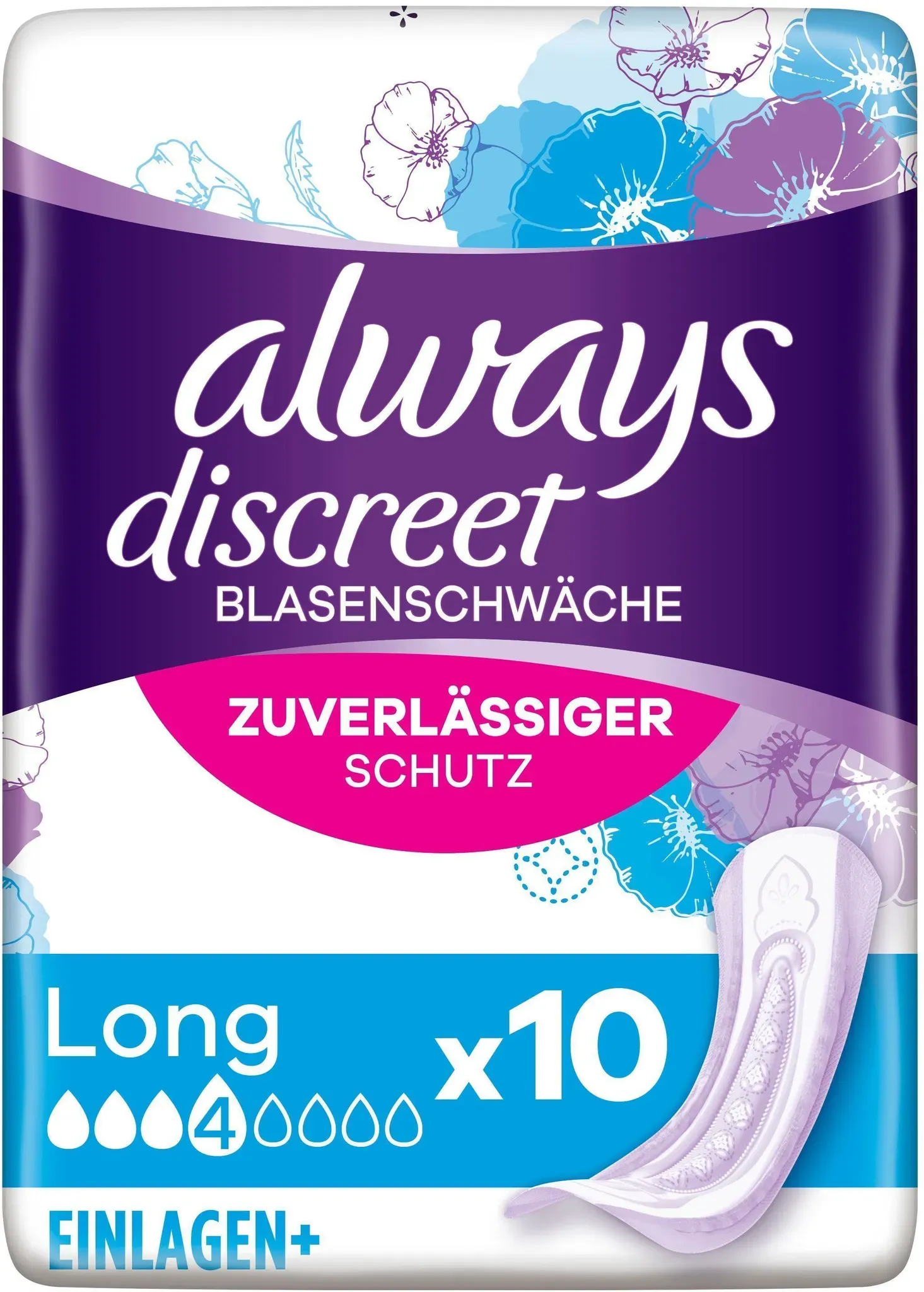 always discreet Blasenschwäche Long