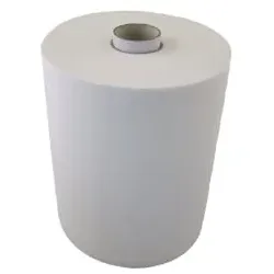 Rollenhandtuchpapier, 2-lagig, hochweiß AG-077 , 1 Paket = 6 Rollen, Breite: 24 cm, Ø 19 cm