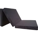 Natalia Spzoo Klappmatratze Faltmatratze 195x65x10cm, 082100001 - Schwarz