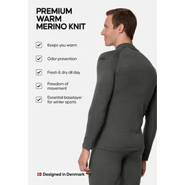 Danish Endurance Langarmshirt Extreme Merino LS in schwarz - L