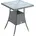 Polyrattan Balkontisch Rattan Tisch Beistelltisch Gartentisch 57 cm Anthrazit