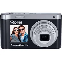 Rollei Compactline 12X Schwarz/Silber