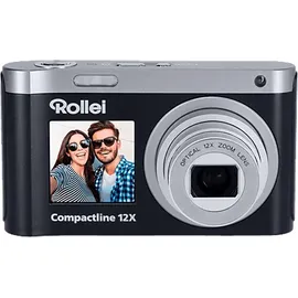 Rollei Compactline 12X Schwarz/Silber