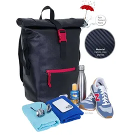 Elephant Gin Time Bag Rucksack Schwarz
