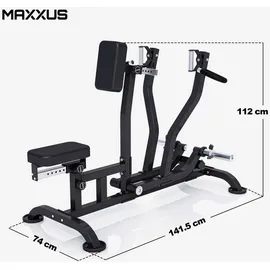 Gorilla Sports MAXXUS Rudermaschine - Verstellbar,