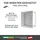 WINDHAGER Insektenschutz | Spannrahmen Fenster teleskopierbar 130 x 140 cm | Fliegengitter mit Rahmen, Fenstergitter ohne Bohren, Rahmen-Fenster | Stabiler Aluminium-Rahmen | Anthrazit
