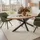 Mr. Deko Avola 180 x 76 x 90 cm oval beige/schwarz