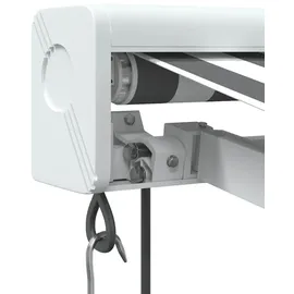 vidaXL Markise Einziehbar 400 x 300 cm anthrazit und weiß