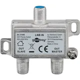 goobay 51445 - verteilt/schaltet 1 LNB auf 2 SAT-Receiver