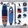 F2 SUP Board Set Stand Up Paddle Board Ocean Sight 11,5 x 0,0 x 0,0 cm Blau