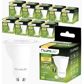 Lumiled LED Reflektorlampe 10er Set 3,4W GU10 warmweiß 38°