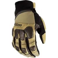 Klim Dakar Pro, Handschuhe - Beige/Dunkelbraun/Schwarz - XXL
