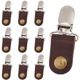 SUPERFINDINGS 10 Stück Hosenträger Hose Hosenklammern Straps Clips Halter Motorrad Schuhe Stiefel Hosenclip Bootriemen Hose Hosenträger Clips Stiefel Clips Für Stiefel Schuhe