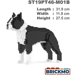 JEKCA Bricks Boston Terrier 01-M01B ST19PT46-M01B