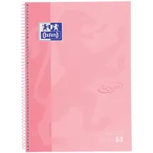 Oxford European Book 1 A4 kariert, 160 Seiten, Touch Hardcover, Rosa