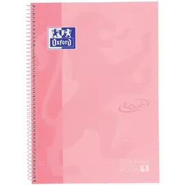 Oxford European Book 1 A4 kariert, 160 Seiten, Touch Hardcover, Rosa