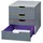 Durable Schubladenbox VARICOLOR 28 x 29,2 cm 4-tlg. grau
