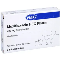 MOXIFLOXACIN HEC Pharm 400 mg Filmtabletten 7 St