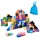 Relaxdays Bunte Bausteine im Set Blau,Gelb,Lila