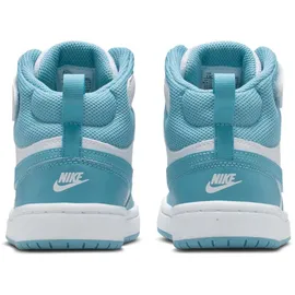 Nike Court Borough Mid 2 Kinder Weiß/Denim Turq 28,5