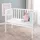 roba Beistellbett 2in1 Weiß 45 x 90 cm