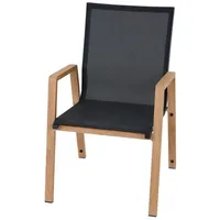 Siena Garden Catania Stapelsessel 67 x 57 x 92,5 cm dunkelgrau
