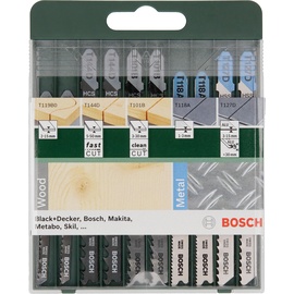 Bosch DIY Stichsägeblatt-Set 10tlg. 2609256746