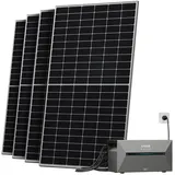 Solarway All In One Balkonkraftwerk komplett Solarpaket mit 1,6 kWh Anker Solix 2 PRO Speicher Plug&Play