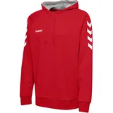 hummel GO Cotton Hoodie Kapuzenpullover, True Red, 3XL