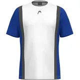 Head Head, Club 25 Tech T-Shirt Boys, royal White - 140