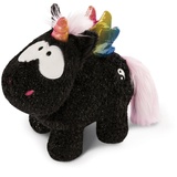 NICI 47376 Kuscheltier Rainbow Yin 22 cm – Einhorn Plüschtier für Mädchen, Jungen & Babys – Flauschiges Stofftier zum Kuscheln & Spielen – Kuscheliges Schmusetier, schwarz/bunt