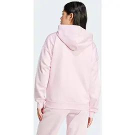 adidas Essentials 3-Streifen Full-Zip Fleece Damen Kapuzensweater, pink - S
