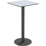 Paperflow meet powered by PAPERFLOW CROSS Stehtisch HPL-Platte grau 60,0 x 60,0 x 110,0 cm