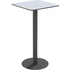 Paperflow meet powered by PAPERFLOW CROSS Stehtisch HPL-Platte grau 60,0 x 60,0 x 110,0 cm