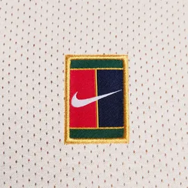 Nike Court Heritage Tennis Poloshirt Herren 110 - pale ivory/lt crimson
