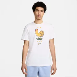 NIKE Frankreich Fußball T-Shirt Herren 100 - white M