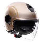 AGV Eteres Sirolo Matt Weiß/Gold XL
