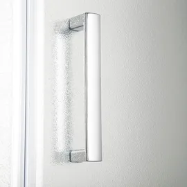 KERRA Malibu GL Duschkabine mit Schiebetür 80 x 80 cm Weiß/Sicherheitsglas 4mm