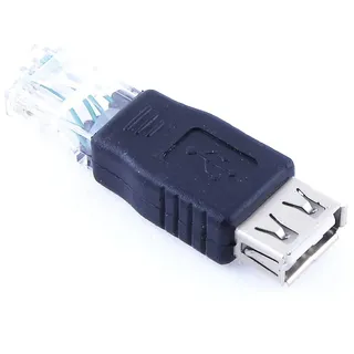 REY Adapter LAN RJ45 männlich auf USB weiblich, konverter Netzwerk