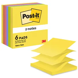 Post-it Z-Notes Neon R330NR, sortiert, 6 St./Pack.