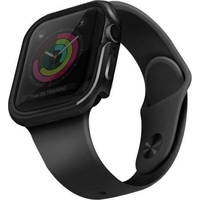 Uniq etui Valencia Apple Watch Series 4/5/6/SE 40mm. szary/gunmetal grey, Sportuhr + Smartwatch Zubehör, Grau